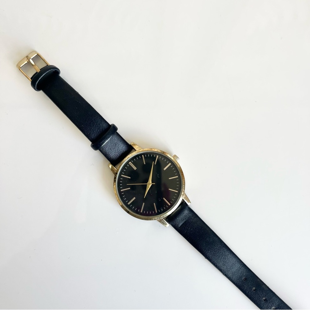 H&M Black and Gold Women's Watch